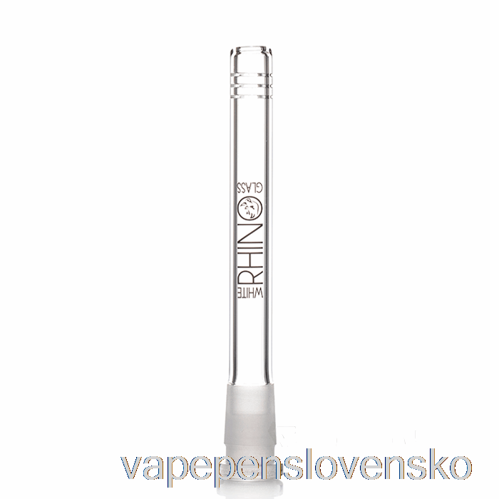 Biely Rhino 19/14 Sklo Downstem 5,5inch Vape Slovensko